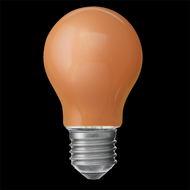 Normal orange E27 25W